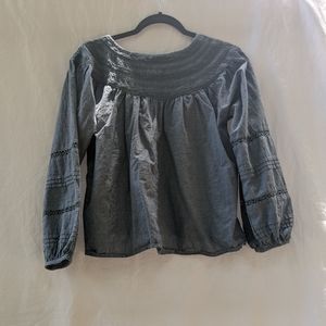 Gap size small light denim blue shirt size small